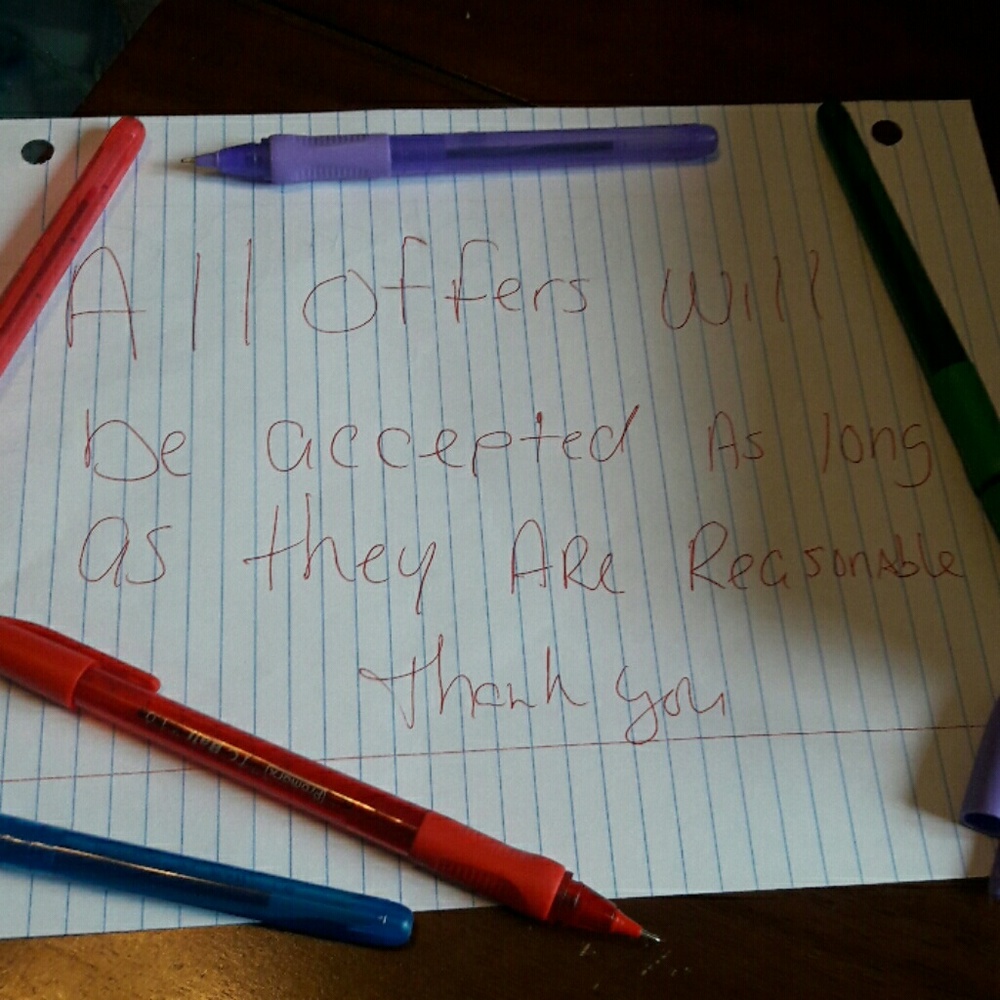 Offers are accepted today